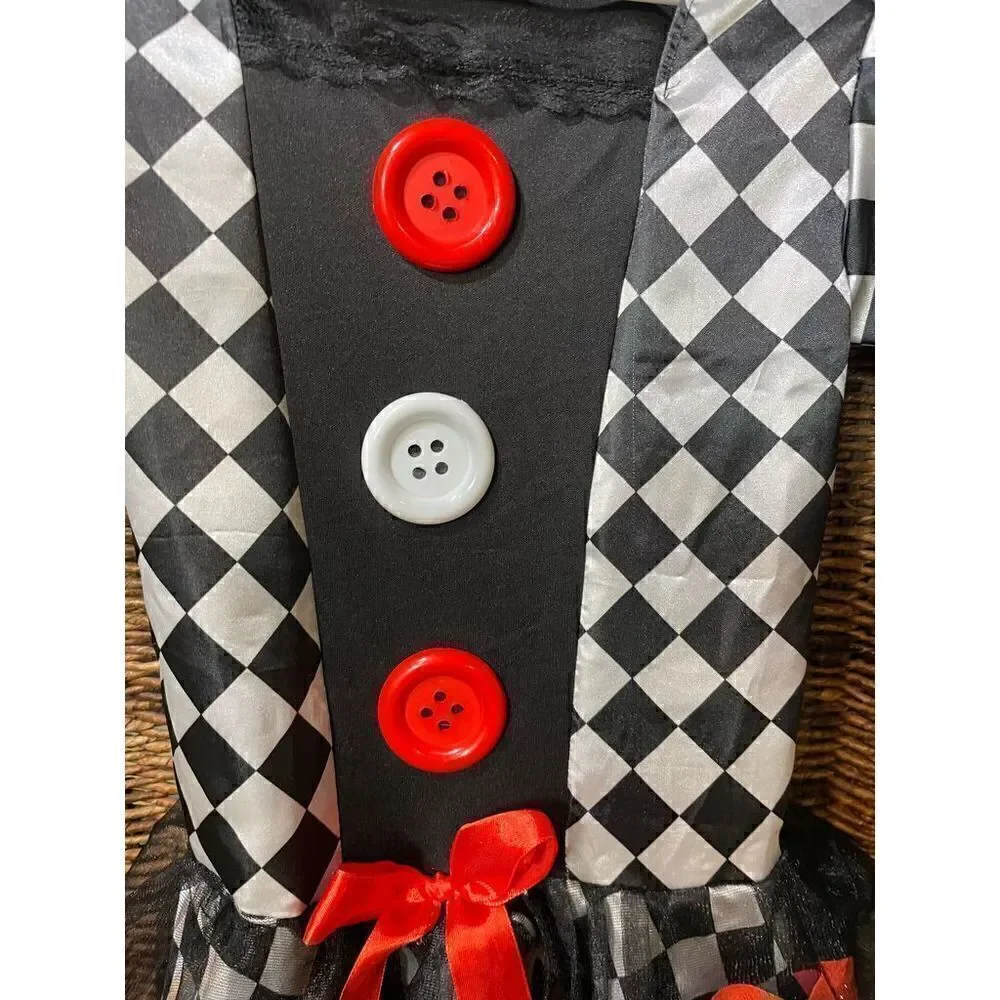Queen of Hearts Girls Halloween Costume 10/12